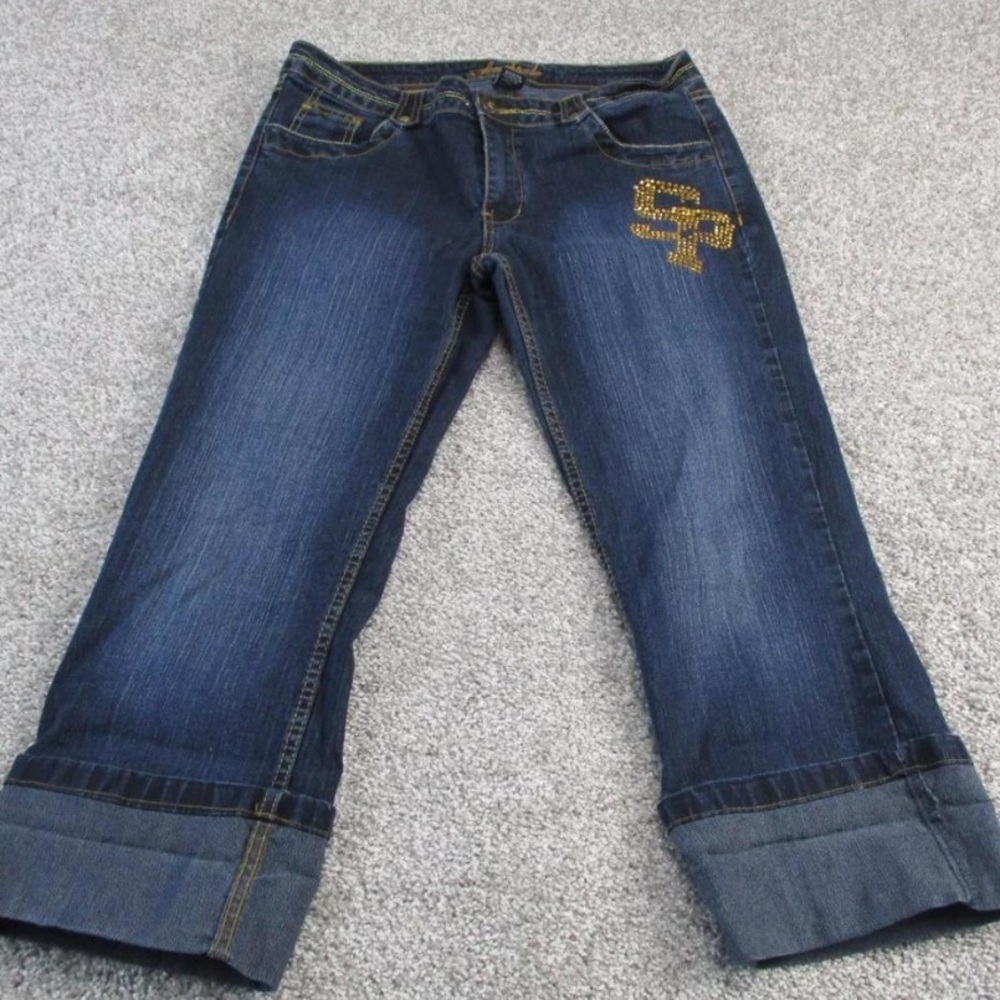 Vintage Southpole rhinestones women’s capri